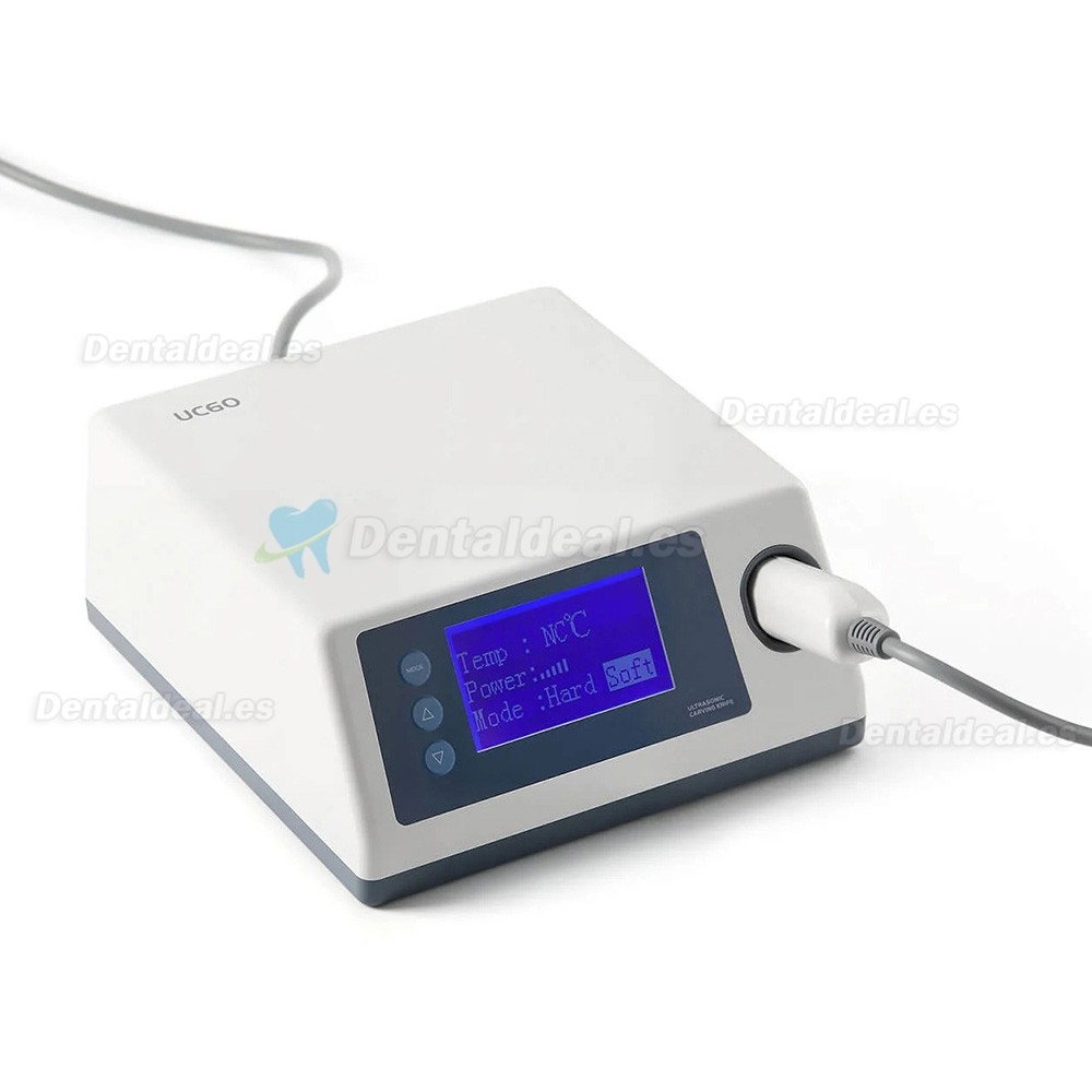 UC60 Cortador Ultras&oacute;nico Dental Port&aacute;til de Mano con 5 Piezas de Cuchillas